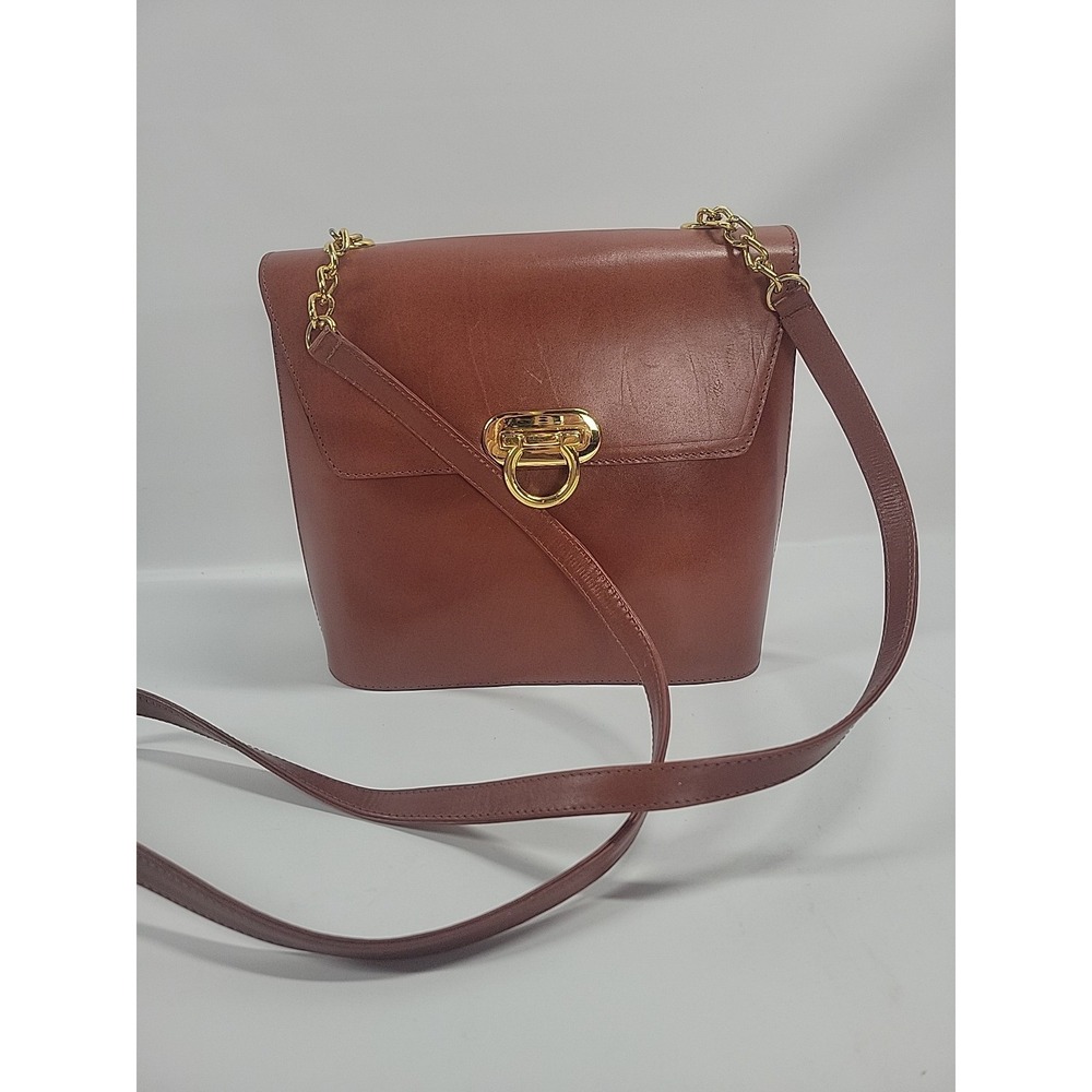 Brown Leather Crossbody Bag E Encueros de Columbia Cognac